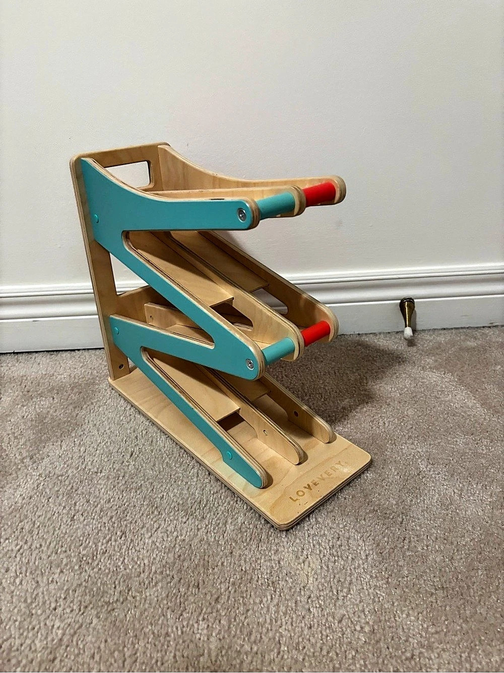 🎉FREE 🎉Lovevery Race & Chase Ramp Wooden Toy